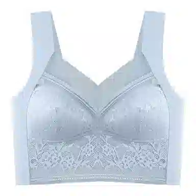 棉购 轻薄无钢圈侧收副乳背心式文胸 女款