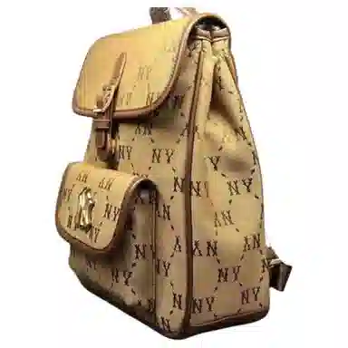 MLB Quilted Backpack Beige