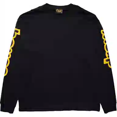 Drew House logo Ls Hug Tee Black LogoT