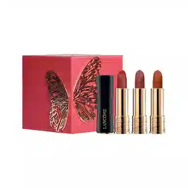 兰蔻 七夕限定 翩然心动唇膏礼盒 彩妆套装 易上色修饰肤色 三支装