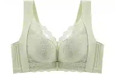 莫代尔 防下垂蕾丝纯色文胸 女款