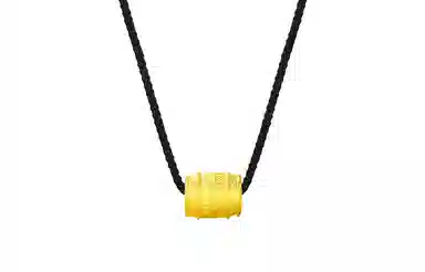 赛菲尔 一桶金转运珠 新中式国风复古民族风轻奢小众高级感设计锁骨链 足金 一口价 黄金项链 男款