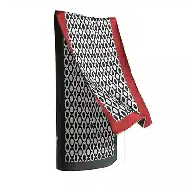 杭丝路 双面异色钉珠长巾围巾披肩 桑蚕丝 丝巾 女款