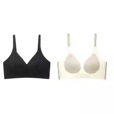 恒源祥 冰丝凉感透气超薄无痕小胸聚拢侧收副乳无钢圈胸罩女生夏季文胸 女款