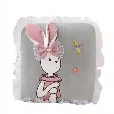 豪伟达 黛丽兔四季被抱枕 微笑治愈 爱心陪伴 玩偶周边