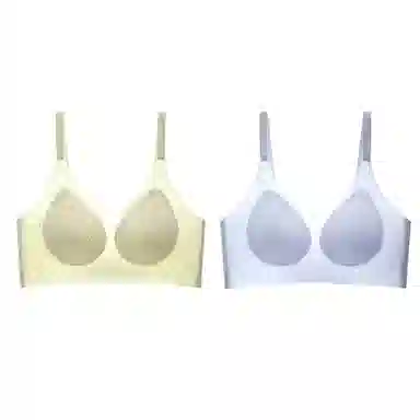 恒源祥 冰丝凉感透气超薄无痕小胸聚拢侧收副乳无钢圈胸罩女生夏季文胸 女款