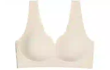 莫代尔 纯色无痕聚拢舒适美背文胸 女款