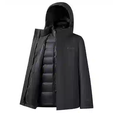 鸭鸭 可拆卸内胆石墨烯蓄热加厚羽绒服 男款