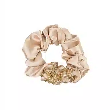 卡铂雅 粉色气质复古镶钻极简高级感休闲设计 发圈 女款