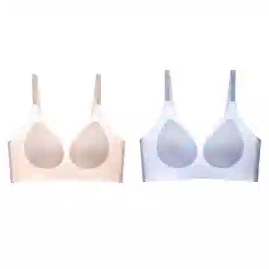 恒源祥 冰丝凉感透气超薄无痕小胸聚拢侧收副乳无钢圈胸罩女生夏季文胸 女款