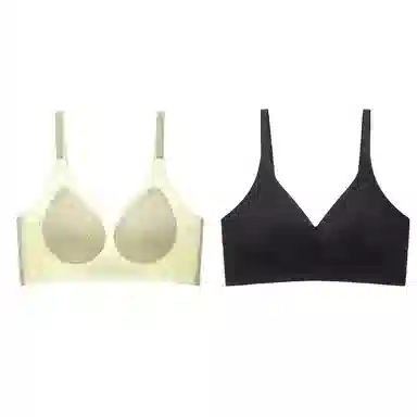 恒源祥 冰丝凉感透气超薄无痕小胸聚拢侧收副乳无钢圈胸罩女生夏季文胸 女款