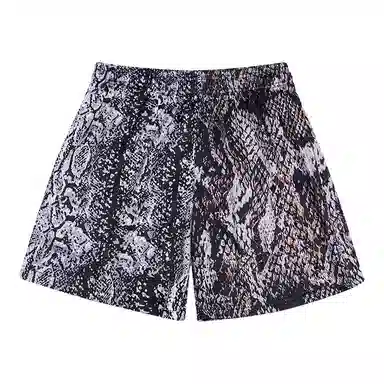 BKCXZICE Snake Pattern Shorts