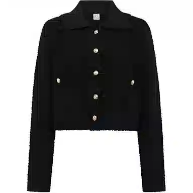 美洋 肌理金扣软糯短款小香夹克 女款