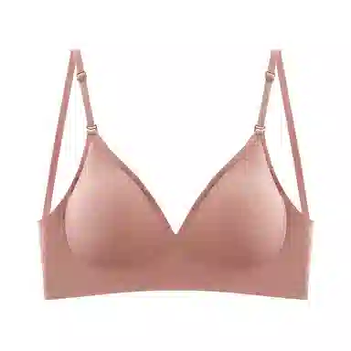 莫代尔 纯色聚拢无痕收副乳上托文胸 女款