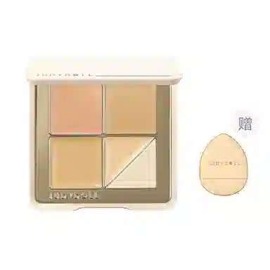 橘朵 五色遮瑕盘面部高光膏 新手学生遮盖痘印泪沟黑眼圈柔滑服帖