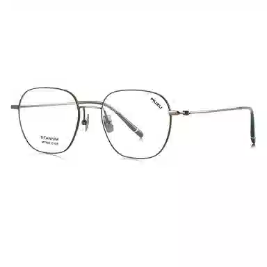 MUZU Titanium Irregular Optical Glasses
