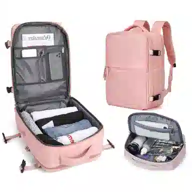 阿尔派妮 大容量学生百搭短途出差旅游行李多功能干湿分离独立鞋袋 织物 旅行包电脑包书包背包双肩包 男女同款情侣款 多色