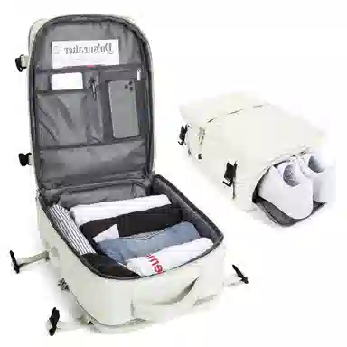 阿尔派妮 大容量学生百搭短途出差旅游行李多功能干湿分离独立鞋袋 织物 旅行包电脑包书包背包双肩包 男女同款情侣款 多色