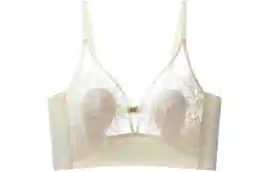 莫代尔 兔耳杯聚拢纯色无钢圈文胸 女款