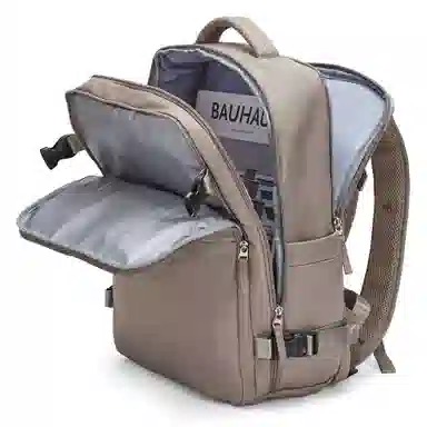 阿尔派妮 大容量学生百搭短途出差旅游行李多功能干湿分离独立鞋袋 织物 旅行包电脑包书包背包双肩包 男女同款情侣款 多色