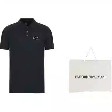 EMPORIO ARMANI SS23 Core Identity Stretch Cotton Polo Shirt PoloPolo