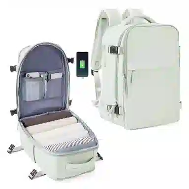 阿尔派妮 大容量学生百搭短途出差旅游行李多功能干湿分离独立鞋袋 织物 旅行包电脑包书包背包双肩包 男女同款情侣款 多色