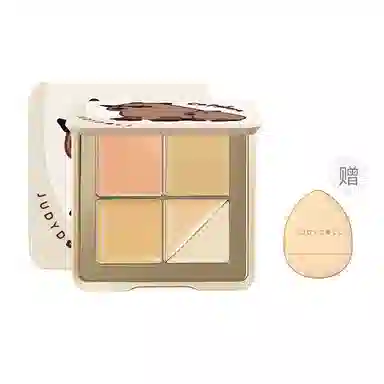 橘朵 五色遮瑕盘面部高光膏 新手学生遮盖痘印泪沟黑眼圈柔滑服帖