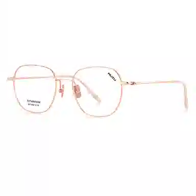 MUZU Titanium Irregular Optical Glasses