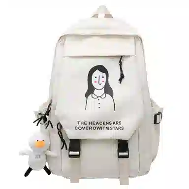 醇龙 日系大容量运动休闲初中生高中大学生校园 尼龙 书包背包双肩包 男女同款情侣款 多色