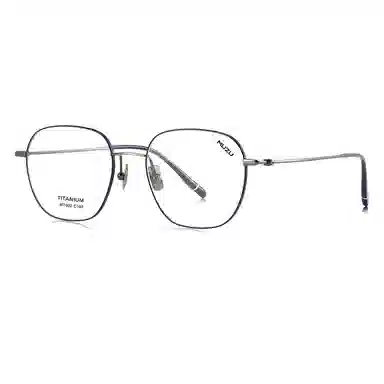MUZU Titanium Irregular Optical Glasses