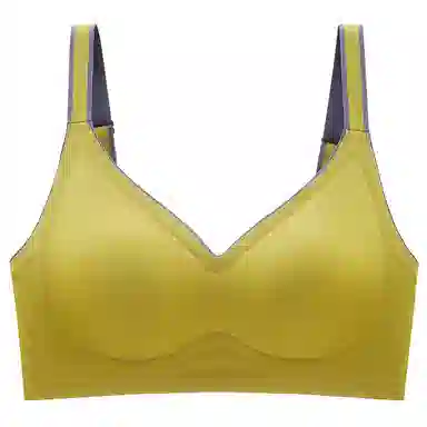 莫代尔 纯色加厚不空杯无痕乳胶文胸 女款