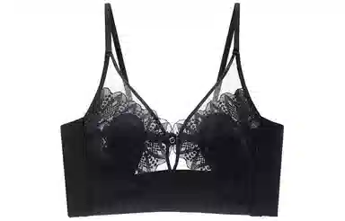 莫代尔 兔耳杯聚拢纯色无钢圈文胸 女款