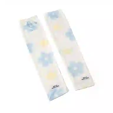 稻草人 多巴胺色系印花防紫外线开车 薄款透气户外郊游 露指袖套 防晒袖 女款