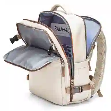 阿尔派妮 大容量学生百搭短途出差旅游行李多功能干湿分离独立鞋袋 织物 旅行包电脑包书包背包双肩包 男女同款情侣款 多色