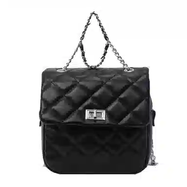 JANE KLAIN Quilted Chain Backpack