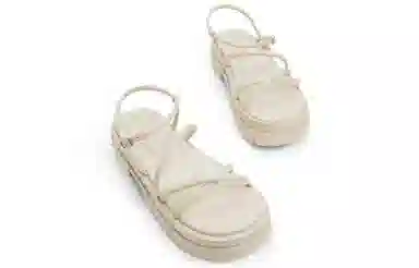 CHARLESKEITH ck EVAPU 4.1cm SilverBeigeBlack