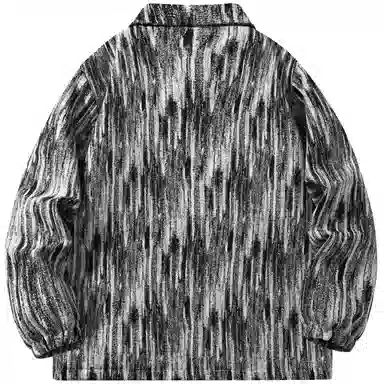 帕丁顿熊 多巴胺扎染小香风复古休闲宽松夹克外套 男女同款