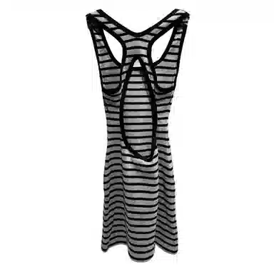 Miu Miu Striped Logo Dress