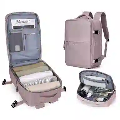 阿尔派妮 大容量学生百搭短途出差旅游行李多功能干湿分离独立鞋袋 织物 旅行包电脑包书包背包双肩包 男女同款情侣款 多色