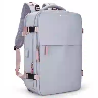 阿尔派妮 大容量学生百搭短途出差旅游行李多功能干湿分离独立鞋袋 织物 旅行包电脑包书包背包双肩包 男女同款情侣款 多色