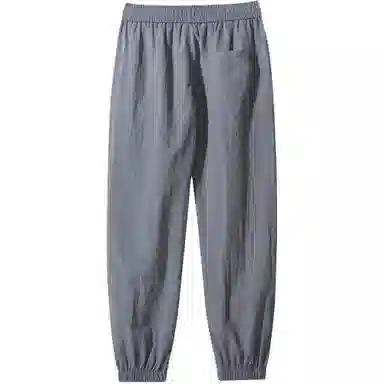 稻草人 日系慵懒基础款纯色轻薄冰感速干透气束脚裤无性别主义显瘦日常百搭通勤休闲裤 男女同款