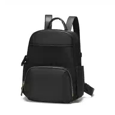 木村耀司 休闲简约百搭校园大容量通勤上班 涤纶 双肩包书包旅行包电脑包背包 女款 卡其色/灰色/粉色/黑色 常规