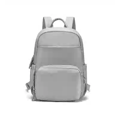 木村耀司 休闲简约百搭校园大容量通勤上班 涤纶 双肩包书包旅行包电脑包背包 女款 卡其色/灰色/粉色/黑色 常规