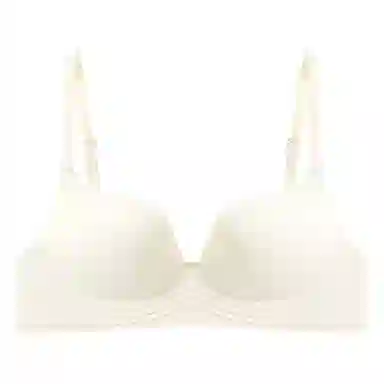 黛尔佳人 舒适无痕纯色聚拢文胸 女款