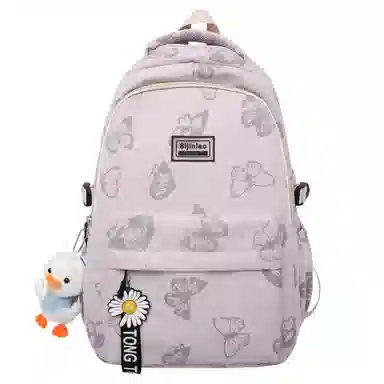 尊梵 多功能大容量多口袋拉链开合 双肩包 尼龙 女款 多色