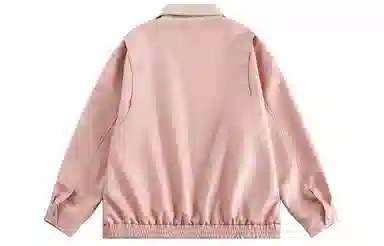 美式复古机车风纯色翻领宽松时尚拉链皮夹克皮衣 男女同款