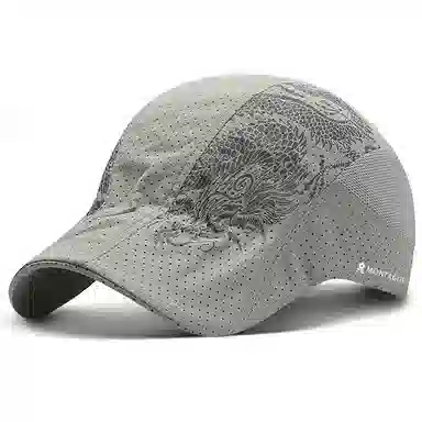 梦特娇 帽子男士夏季防晒遮阳速干前进帽太阳中年 涤纶 鸭舌帽 男款