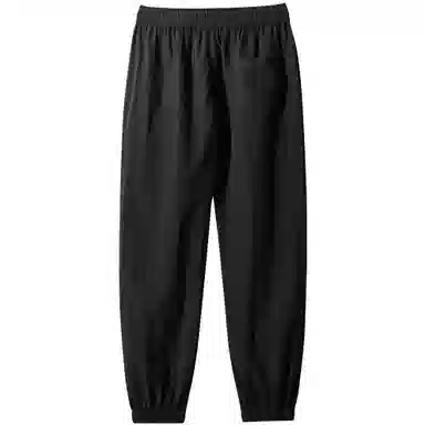 稻草人 日系慵懒基础款纯色轻薄冰感速干透气束脚裤无性别主义显瘦日常百搭通勤休闲裤 男女同款