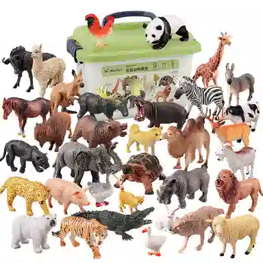 澳梦星 动物模型套装 仿真早教益智 辨识认知 恐龙 霸王龙三角龙 玩具