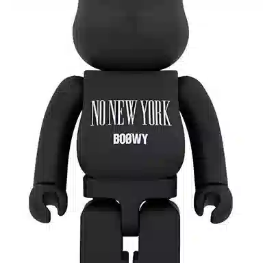 BE@RBRICK x BOOWY NO NEW YORK Black